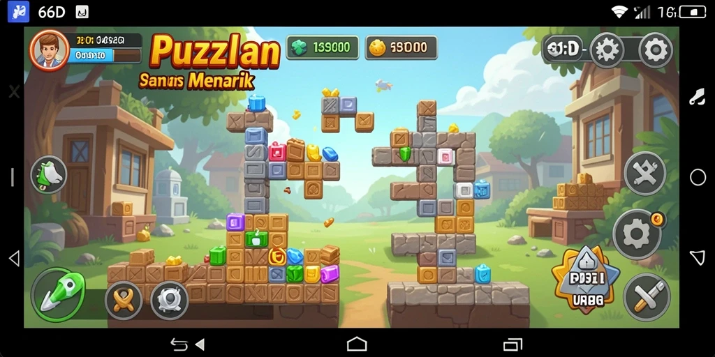 Screenshot menampilkan gameplay menantang di 66D yang memikat.