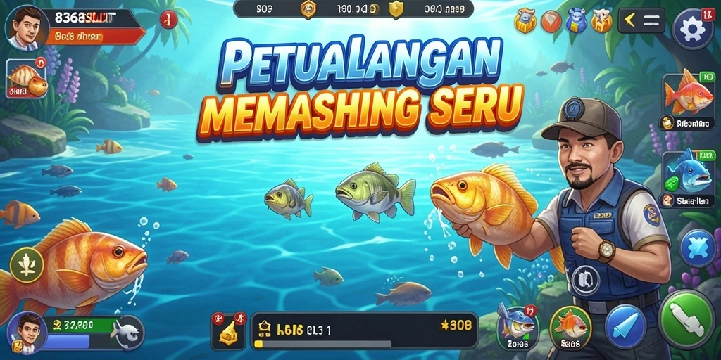 Tangkapan ikan yang menakjubkan dalam permainan 8368SLOT.