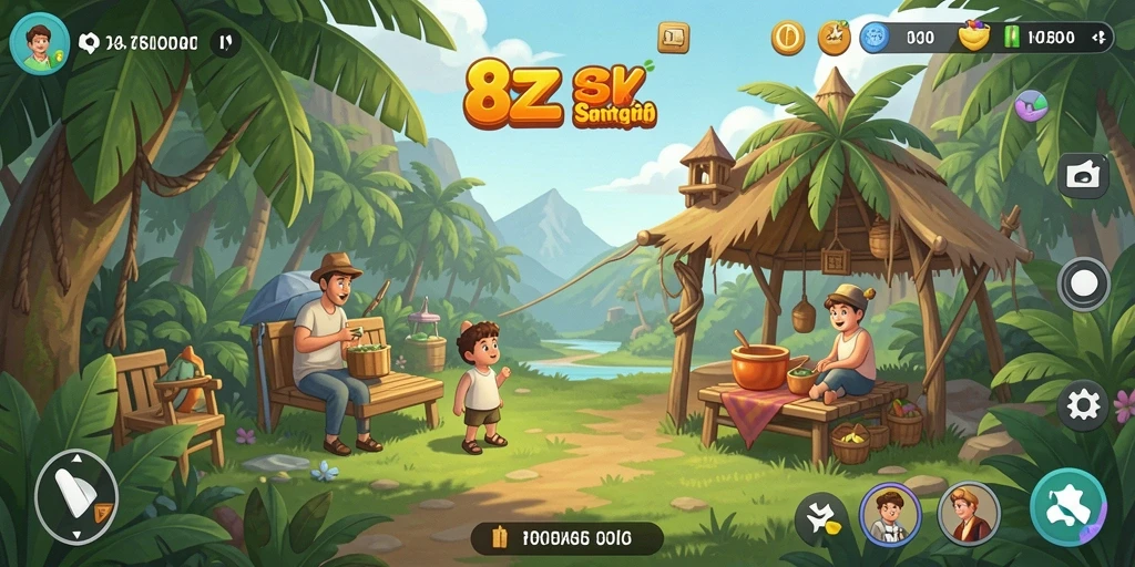 Screenshot menunjukkan gameplay 8ZK yang seru dan penuh tantangan.