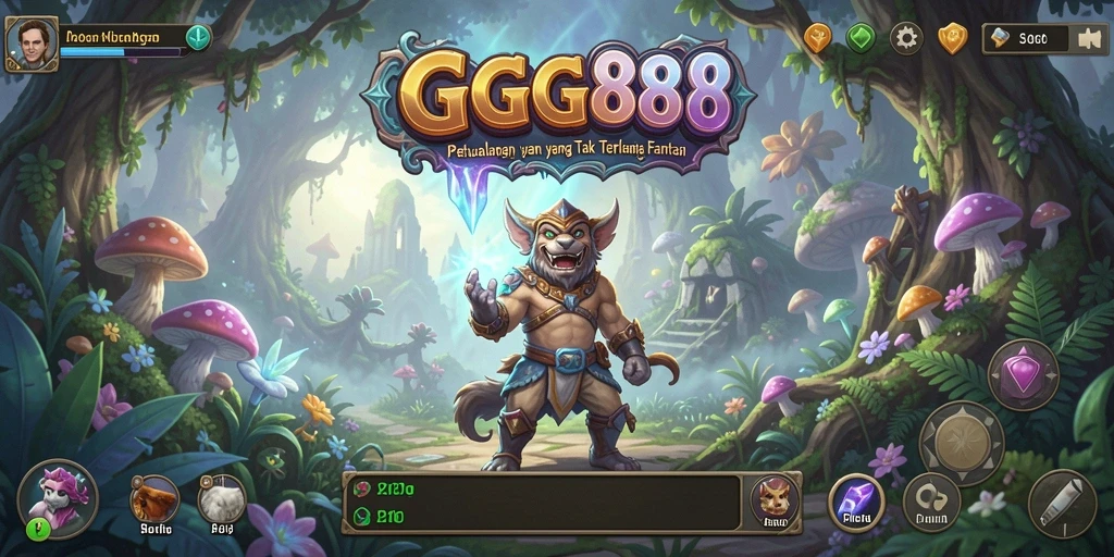 Screenshot GGG888 menampilkan gameplay seru dalam petualangan adventure.