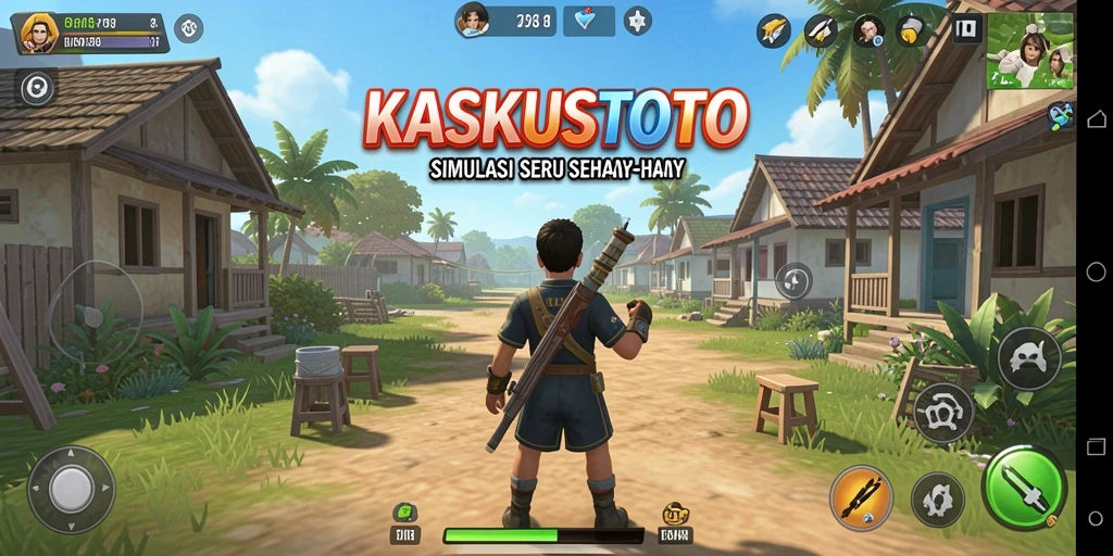 Screenshot gameplay KASKUSTOTO menampilkan suasana simulasi yang imersif.