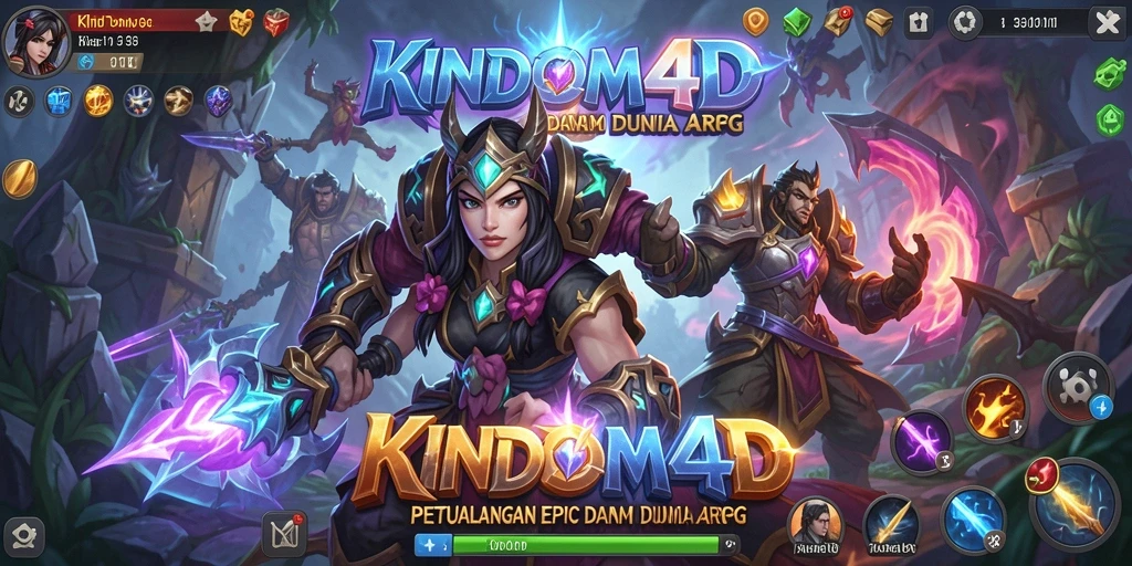 Gameplay seru dalam petualangan ARPG di KINDOM4D.
