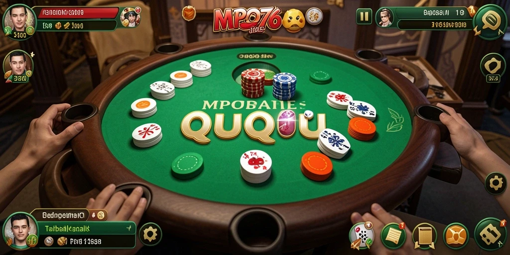 Gameplay seru QiuQiu di MPO76 dengan teman-teman.