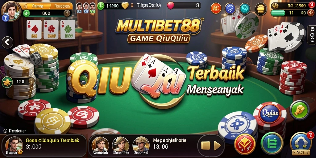 Screenshot tampilan gameplay seru dari MULTIBET88 QiuQiu.