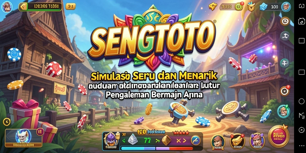 Screenshot gameplay SENGTOTO yang menunjukkan aksi simulasi seru.